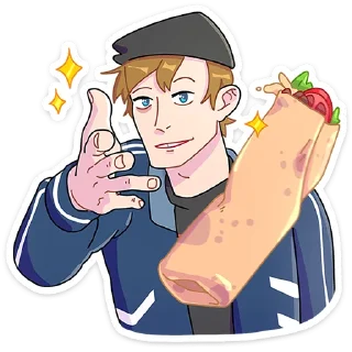 🌯 Стикер «Славик вернулся» для Telegram