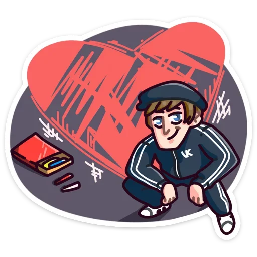 ❤ Стикер «Спойлер - новый славик» для Telegram