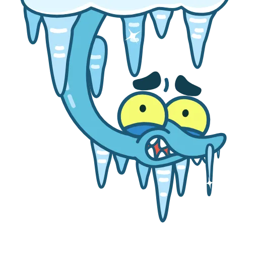 🥶 Эмодзи «Змеюк» для Telegram