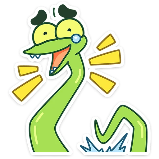 🐍 Стикер «Змеюк» для Telegram