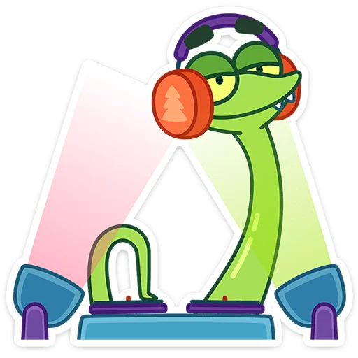 🐍 Стикер «Змеюк» для Telegram