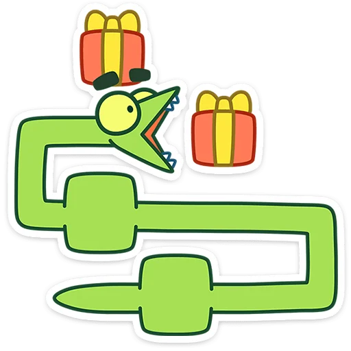 🐍 Стикер «Змеюк» для Telegram
