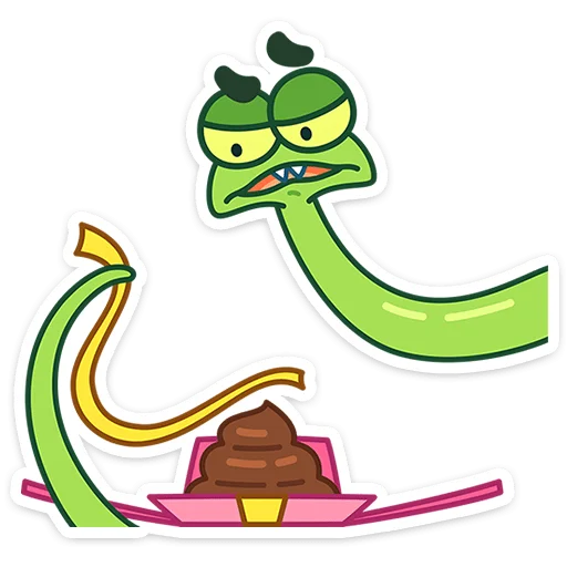 🐍 Стикер «Змеюк» для Telegram