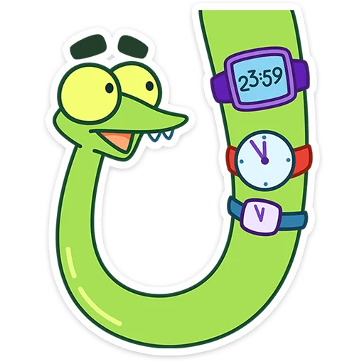 🐍 Стикер «Змеюк» для Telegram