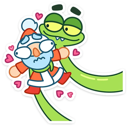 🐍 Стикер «Змеюк» для Telegram