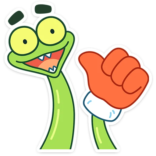 🐍 Стикер «Змеюк» для Telegram