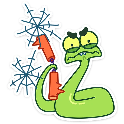 🐍 Стикер «Змеюк» для Telegram