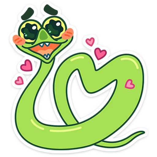 🐍 Стикер «Змеюк» для Telegram