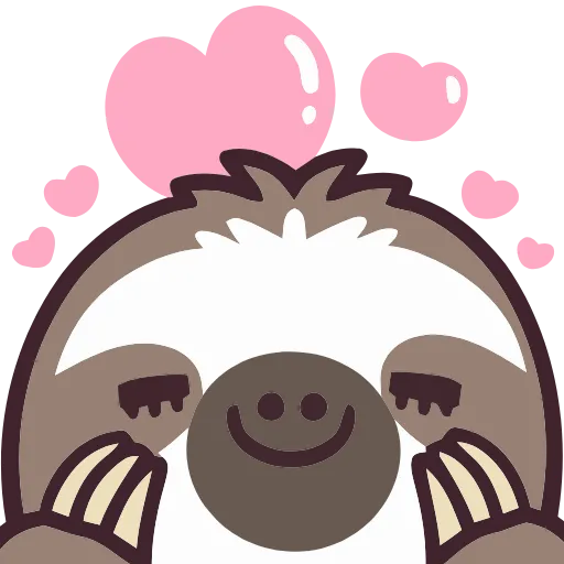 🦥 Эмодзи «Sloth» для Telegram