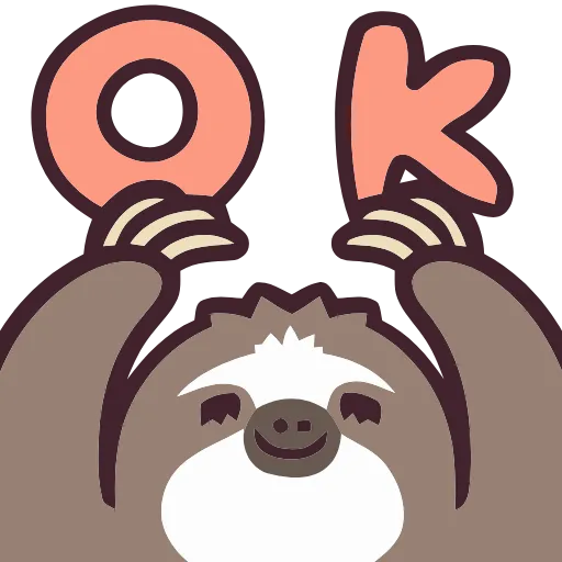 🦥 Эмодзи «Sloth» для Telegram