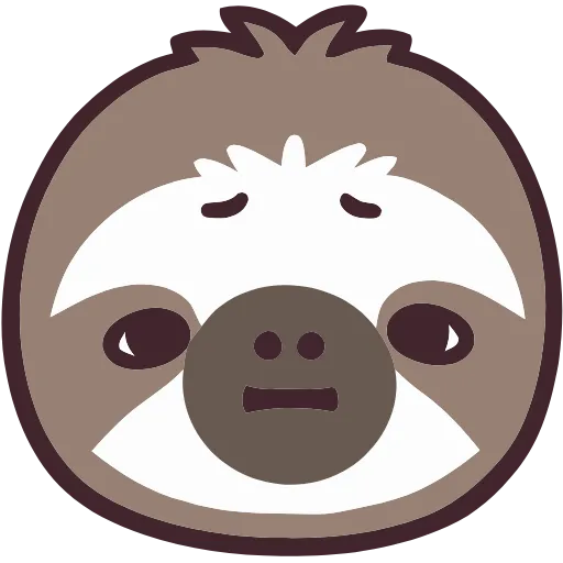 🦥 Эмодзи «Sloth» для Telegram
