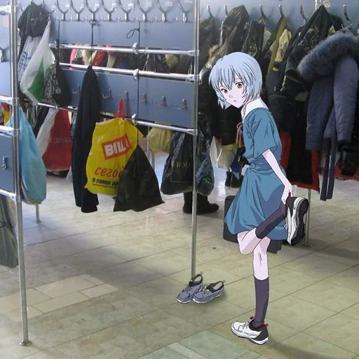 🤗 Стикер «Evangelion Evangelion» для Telegram