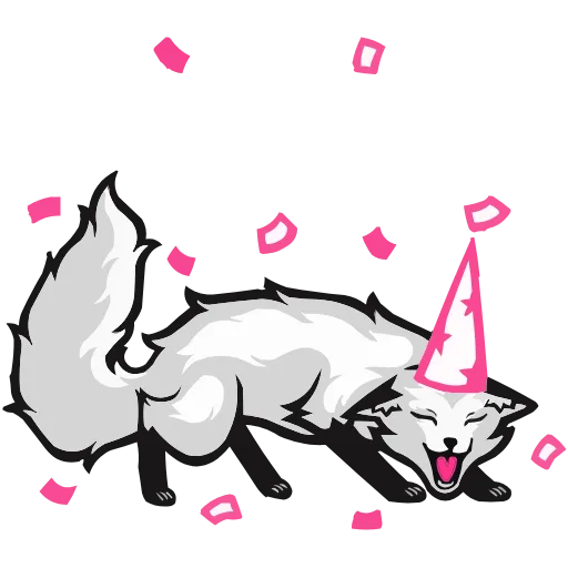 🥳 Эмодзи «Набор эмоджи с хищным Лисом из ВК в качестве» для Telegram