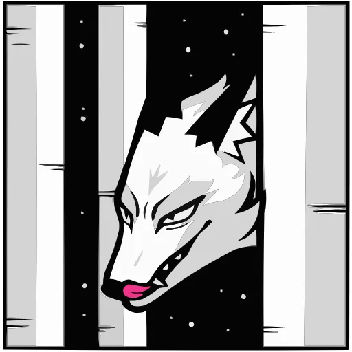 🤩 Эмодзи «Хищный Лис» для Telegram