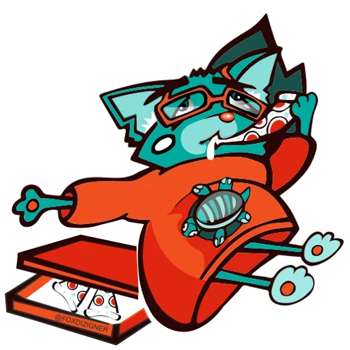 🍕 Стикер «SlyPlan» для Telegram