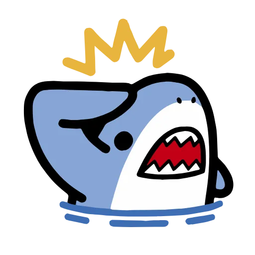 🫡 Стикер «small shark» для Telegram