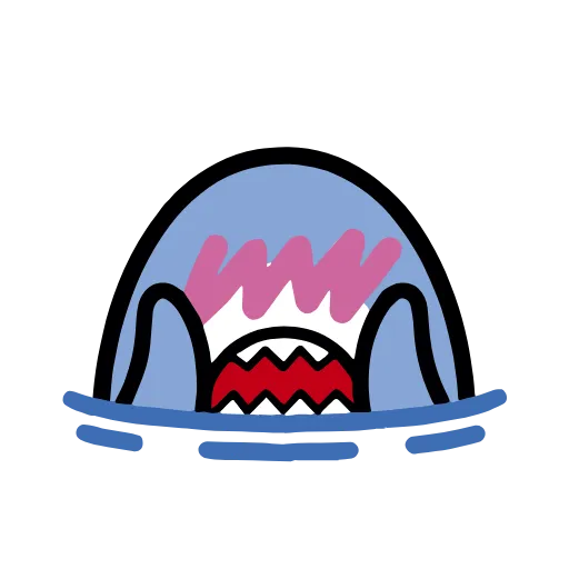 😫 Стикер «small shark» для Telegram