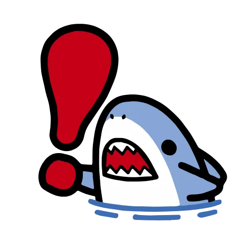 ❕ Стикер «small shark» для Telegram