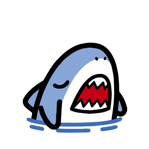 😒 Стикер «small shark» для Telegram