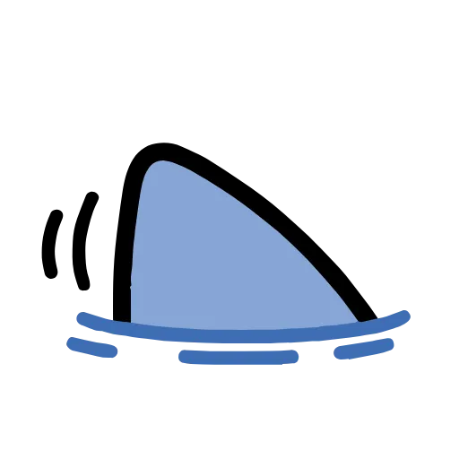 🦈 Стикер «small shark» для Telegram