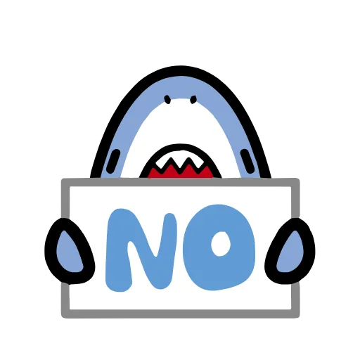 ❌ Стикер «small shark» для Telegram