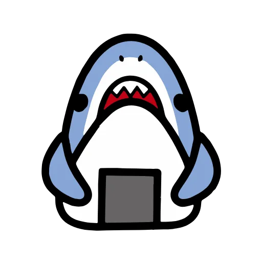 🍙 Эмодзи «🥰 акулёнок» для Telegram