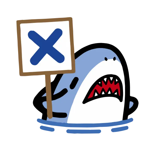 ❌ Эмодзи «🥰 акулёнок» для Telegram