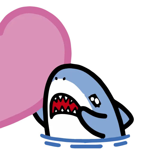 🥺 Эмодзи «🥰 акулёнок» для Telegram