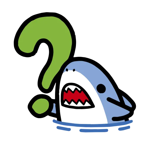 ❔ Эмодзи «🥰 акулёнок» для Telegram