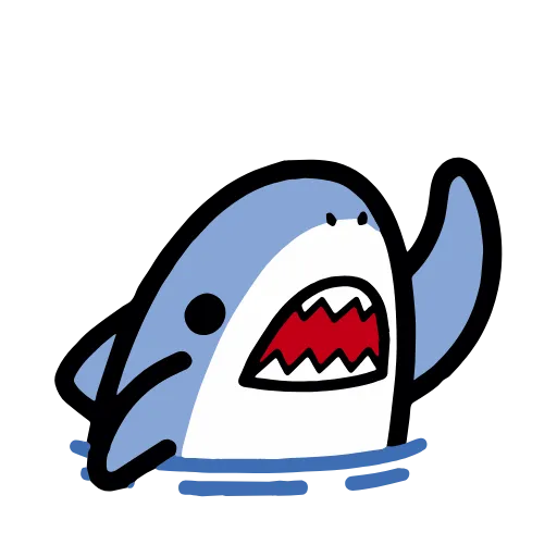🦈 Эмодзи «🥰 акулёнок» для Telegram