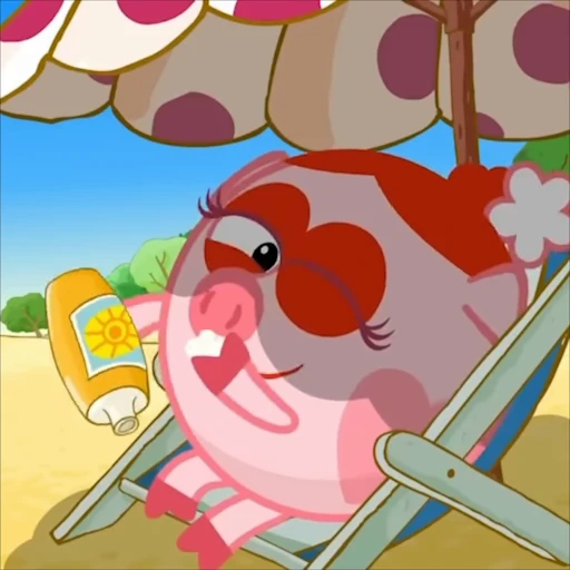 🏖 Стикер «Смешарики» для Telegram