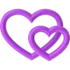 💜 Эмодзи «💕 LOVE 💕» для Telegram