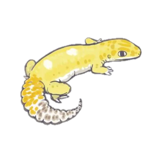 😶 Стикер «Smile Gekko» для Telegram
