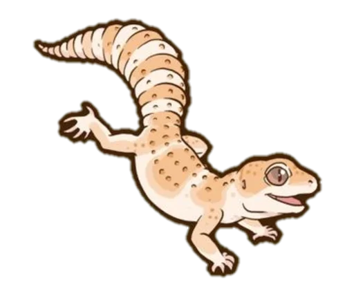 😚 Стикер «Smile Gekko» для Telegram