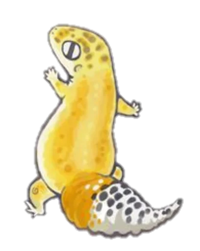 😨 Стикер «Smile Gekko» для Telegram