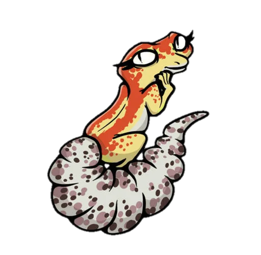 😏 Стикер «Smile Gekko» для Telegram
