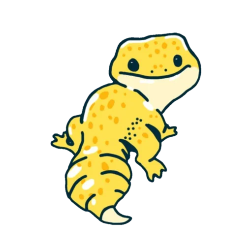 🙃 Стикер «Smile Gekko» для Telegram