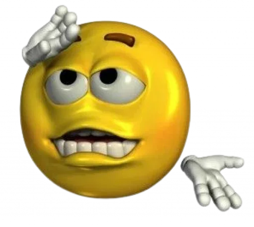 🥵 Стикер «3D Смайлики» для Telegram
