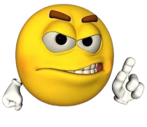 😠 Стикер «3D Смайлики» для Telegram