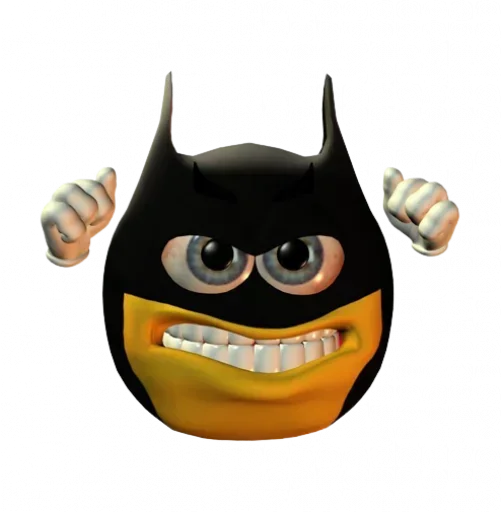 🦇 Стикер «3D Смайлики 2» для Telegram