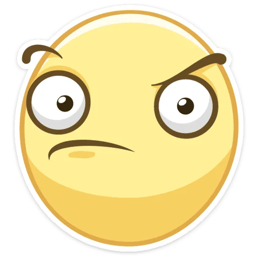 🤨 Стикер «Smilies» для Telegram