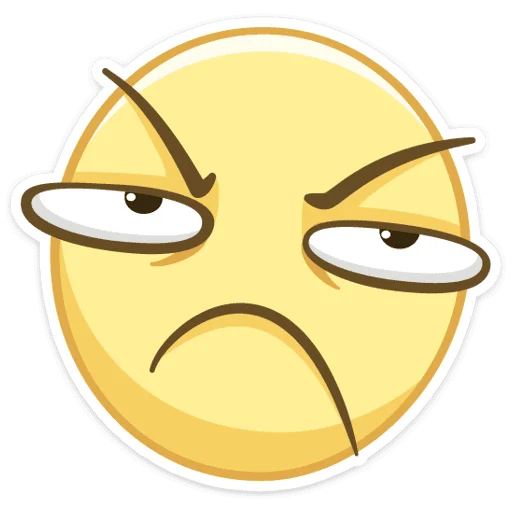 😒 Стикер «Smilies» для Telegram