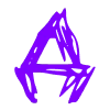 😉 Эмодзи «Фиолетовые буквы и астрологические иконки» для Telegram