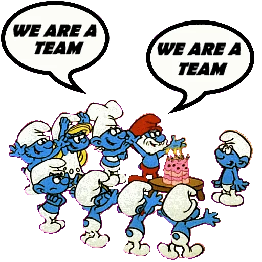 🎖 Стикер «SMURFS» для Telegram
