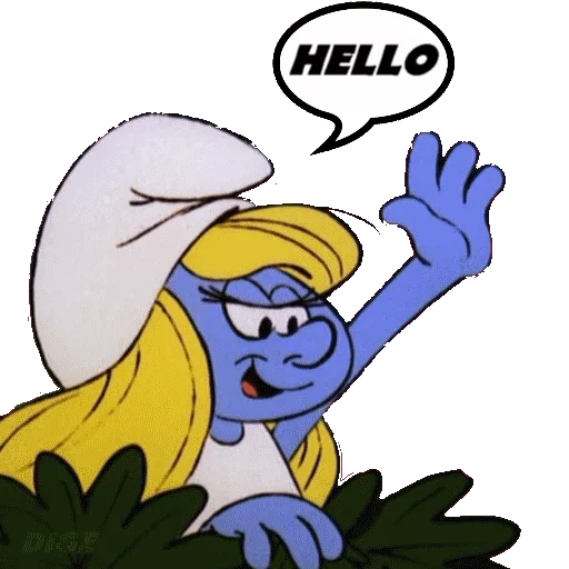 👋 Стикер «SMURFS» для Telegram