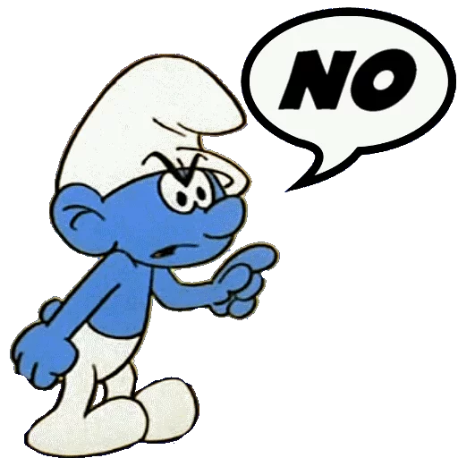 👎 Стикер «SMURFS» для Telegram