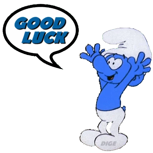 😇 Стикер «SMURFS» для Telegram