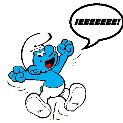 ✌ Стикер «SMURFS» для Telegram
