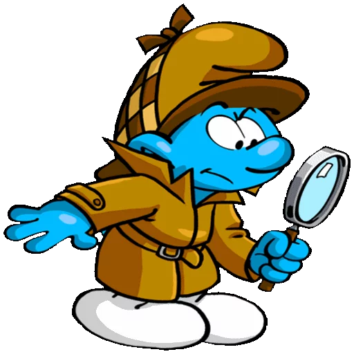 🕵 Стикер «SMURFS» для Telegram