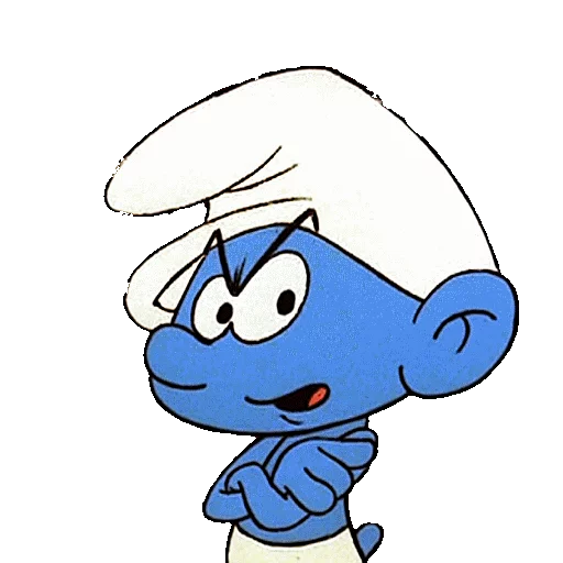 😠 Стикер «SMURFS» для Telegram